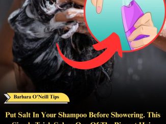 Put Salt In Your Shampoo Before Showering. This Simple Trick Solves One Of The Biggest Hair Problems