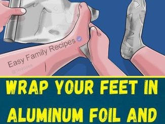 Wrapping your feet in a few layers of aluminum foil