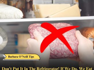 Don’t Put It In The Refrigerator! If We Do, We Eat Bacteria And Pay Twice As Much In The Bill