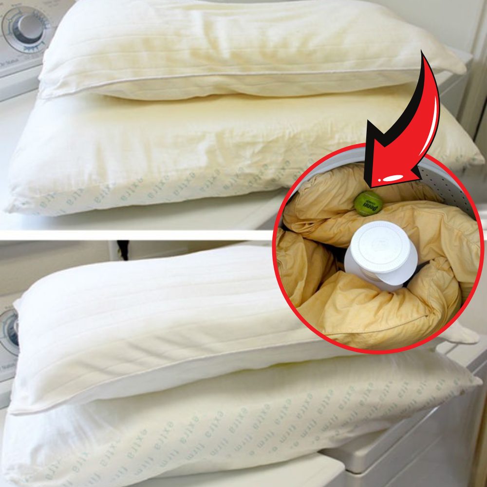 Dont Rush To Throw Away A Yellow Pillow Inside This Is How To Turn It Back To Pure White