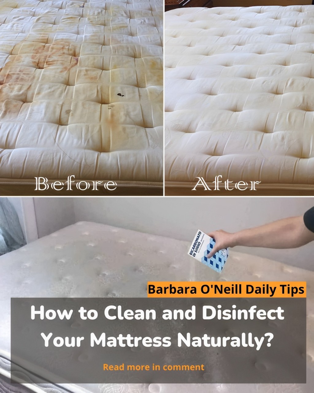 How to Clean and Disinfect Your Mattress Naturally?