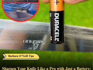 Sharpen Your Knife Like a Pro with Just a Battery: A Quick and Amazing Hack