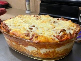 Million dollar spaghetti casserole