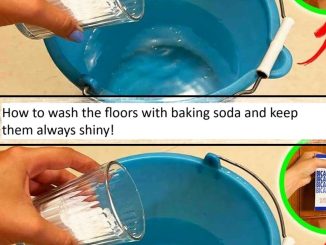 How to wash the floors with baking soda and keep them always shiny!