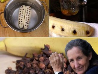 Put Cloves in a banana and watch what happens – Only polite members say thank you – Full recipe in the first comment