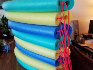 Pool Noodle Flower Float