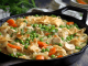 This chicken pot pie noodle dish is so good, we eat it every week in my family