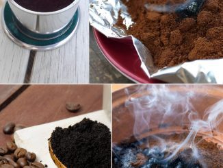 Keep Flies and Mosquitoes at Bay with Burning Coffee Grounds